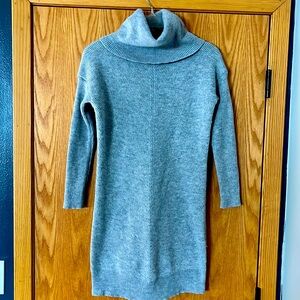Tea Reader Light Grey Sweater Dress Lulus